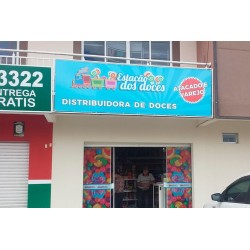 Fachada em Lona